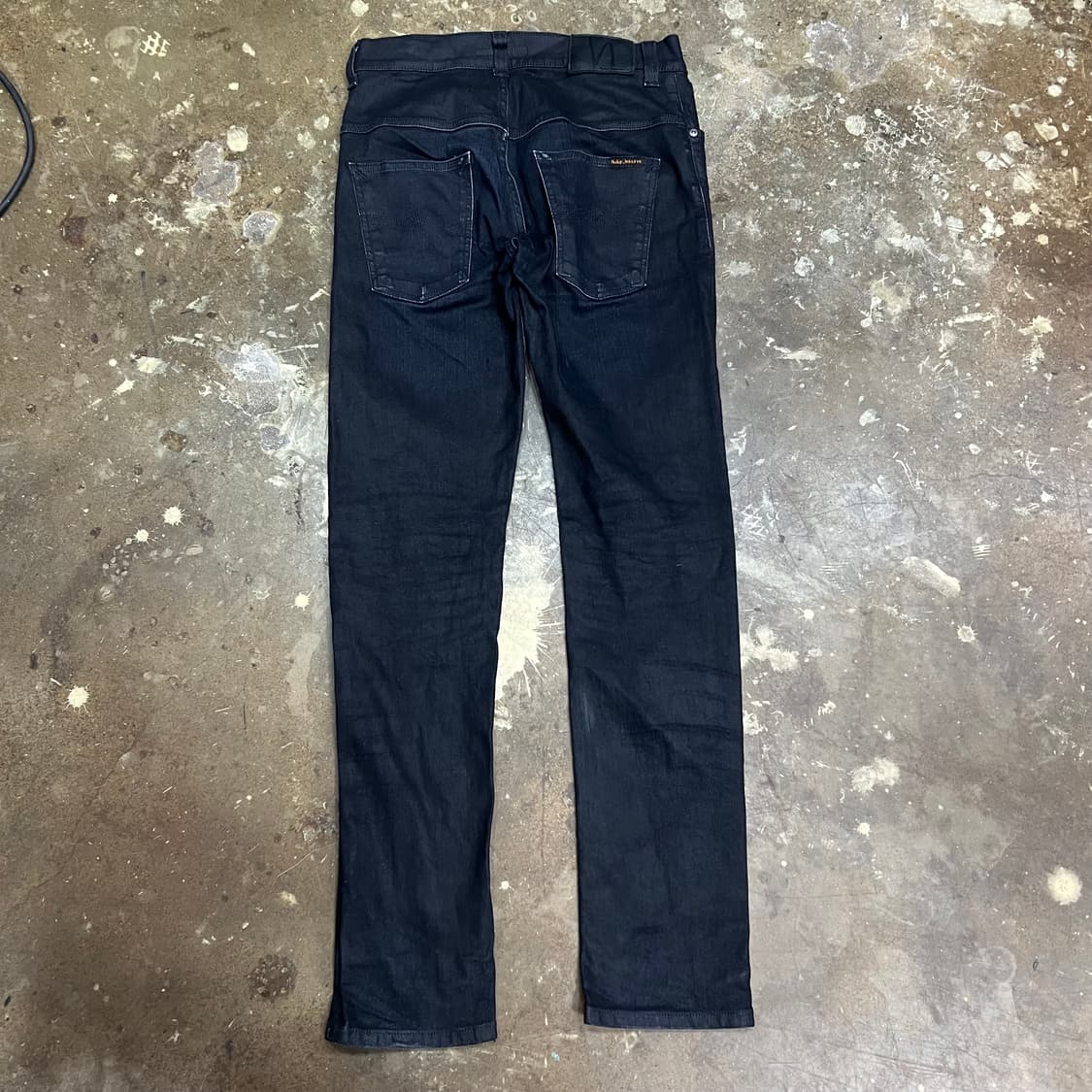 29) 누디진 씬핀 블랙 코팅진 데님팬츠 청바지 상품이미지3