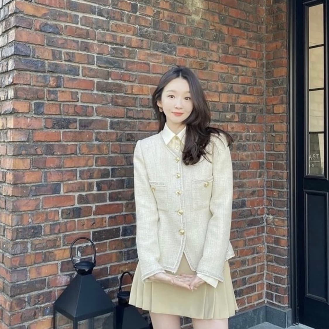 아비에무아 강민경 트위드 자켓 상품이미지1