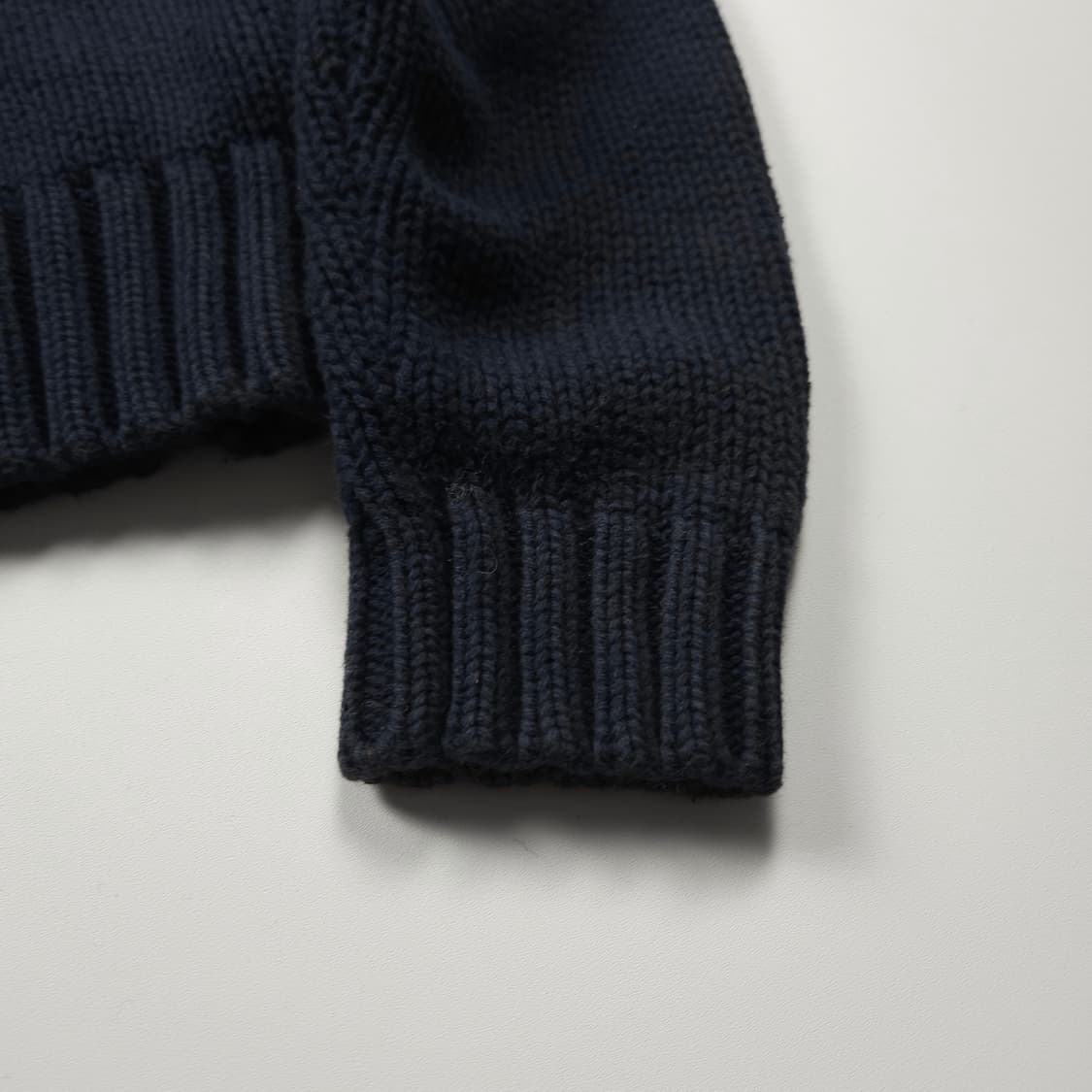 폴로 랄프로렌 빅로고 아메카지 니트 집업 (S) 상품이미지5