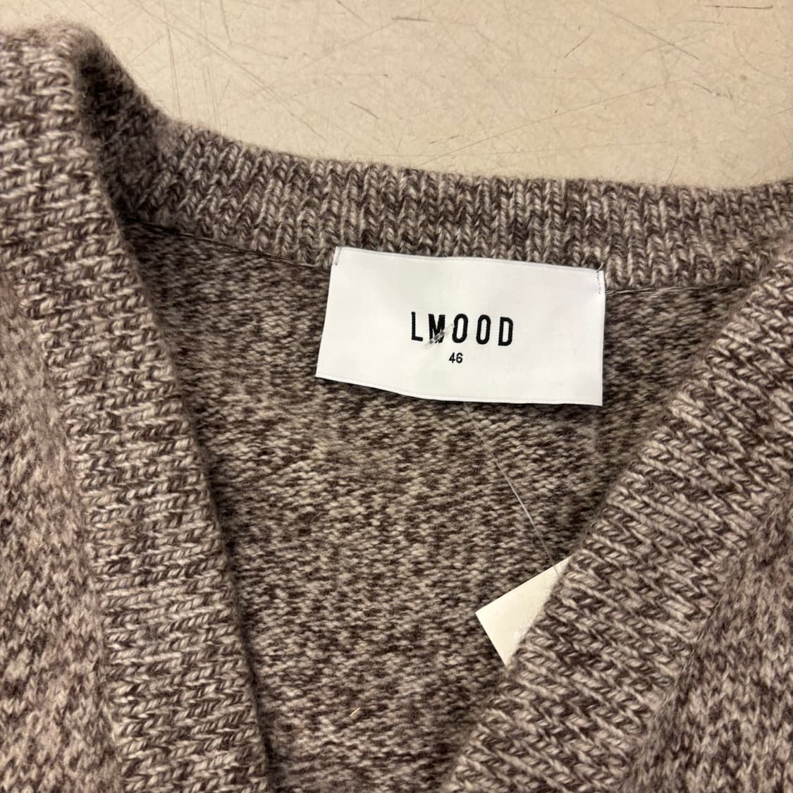 엘무드 브라운 보카시 니트 가디건 상품이미지3