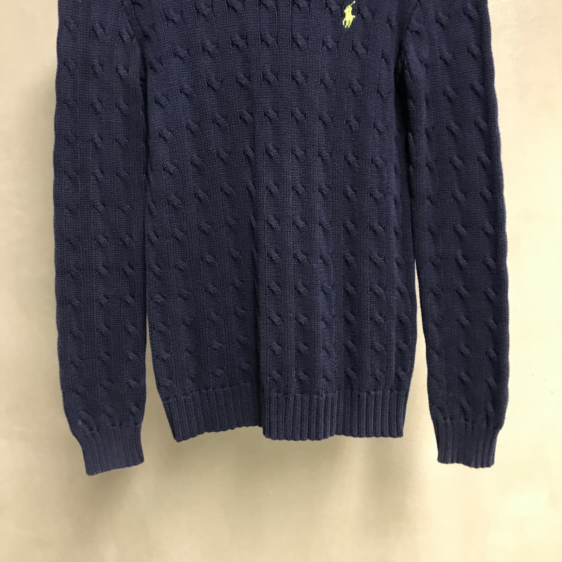 폴로 랄프로렌 케이블 니트 네이비 M 상품이미지3