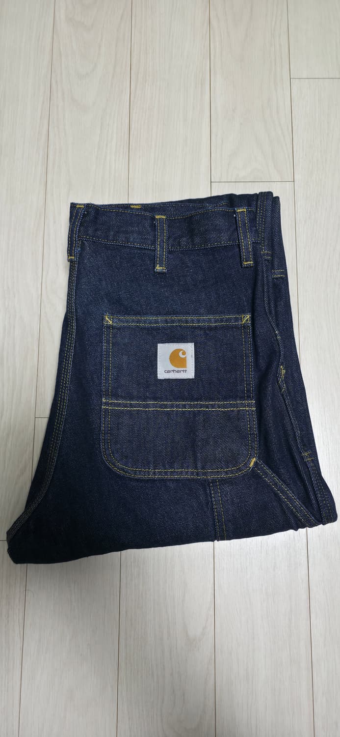 칼하트 더블니 BLUE RINSED 28x32 판매  상품이미지2