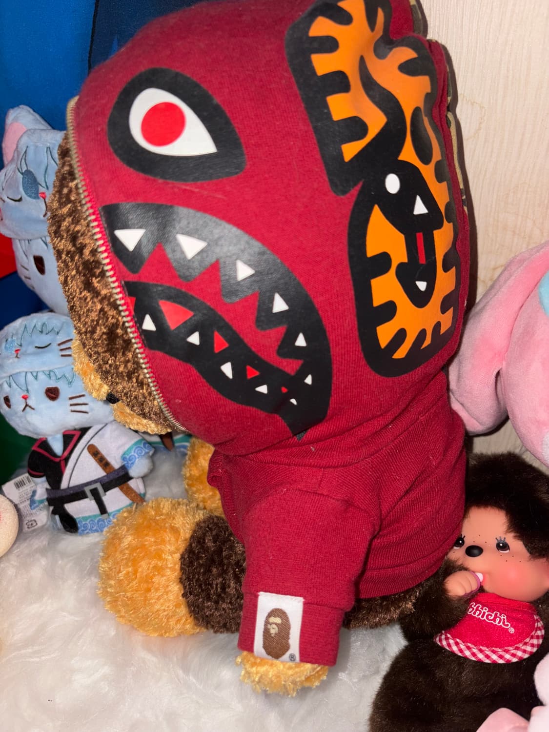 베이프 베이비 마일로 샤크 후드집업 인형  상품이미지2