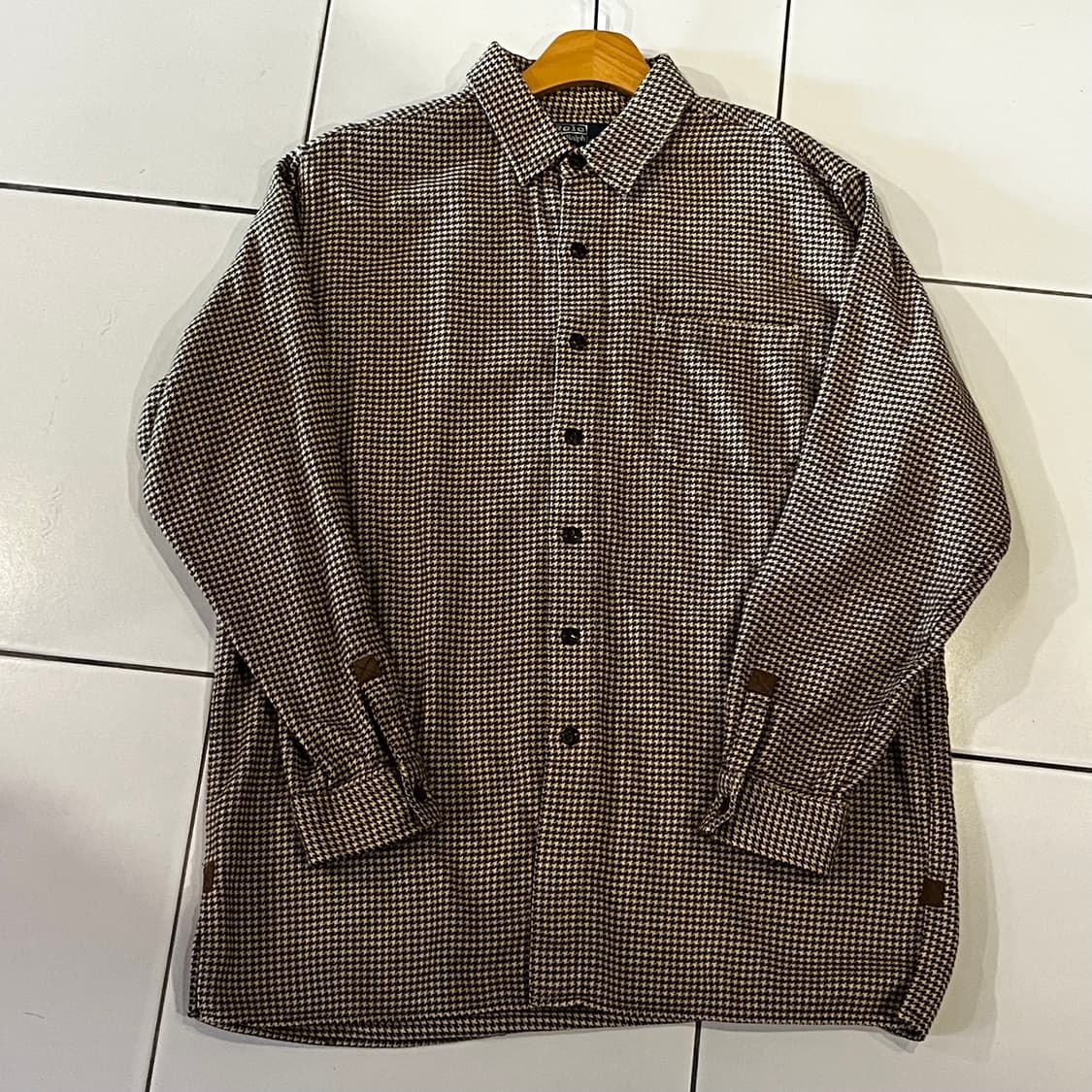 폴로 랄프로렌 하운드투스 브라운 체크셔츠 상품이미지1