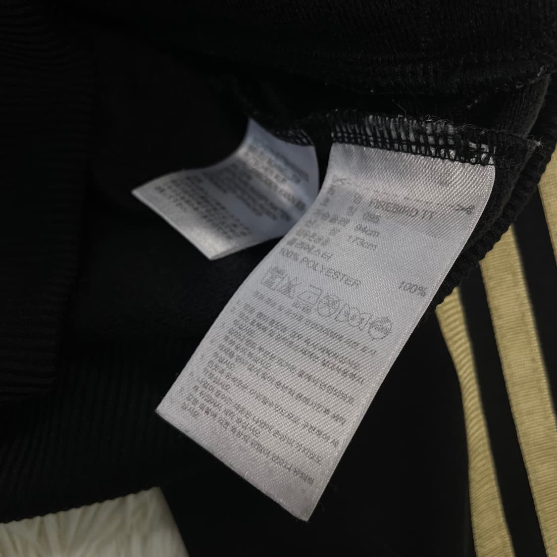 아디다스 파이어버드 트랙탑 져지 블랙 골드 상품이미지6