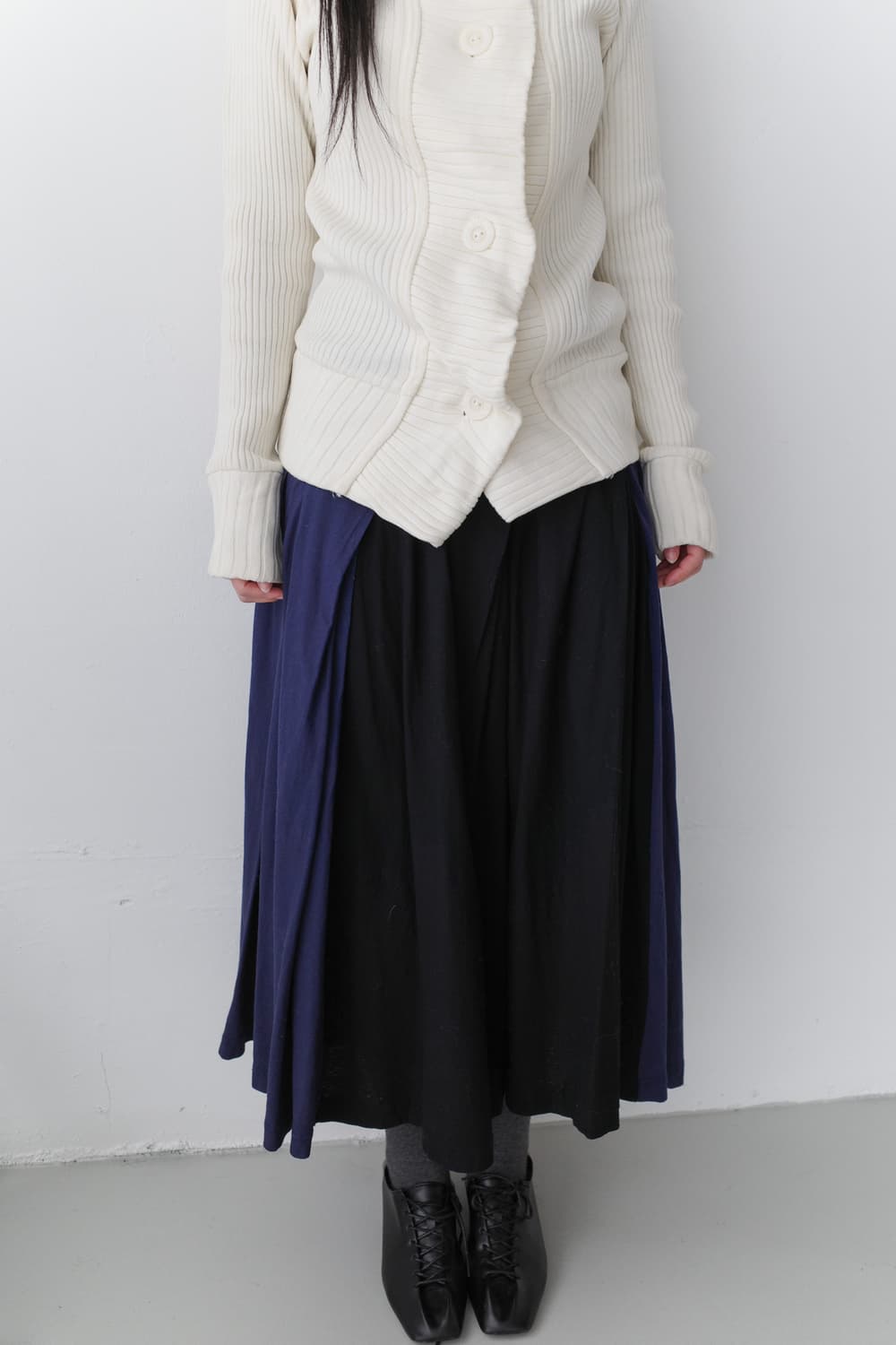 mercibeaucoup) shirring pleats skirt 상품이미지5