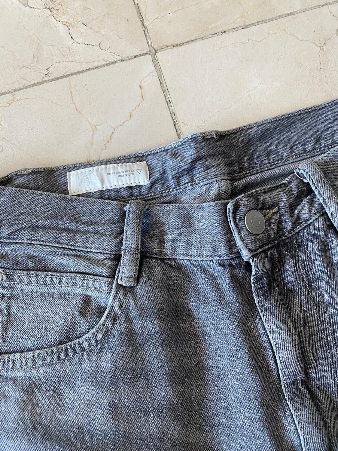 Zara 자라 벌룬 핏 회색 청바지 리바이스 상품이미지6