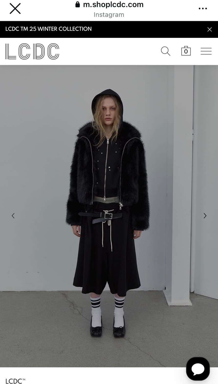  LCDC NEW FUR ZIP-UP JACKET (BLACK) 상품이미지1