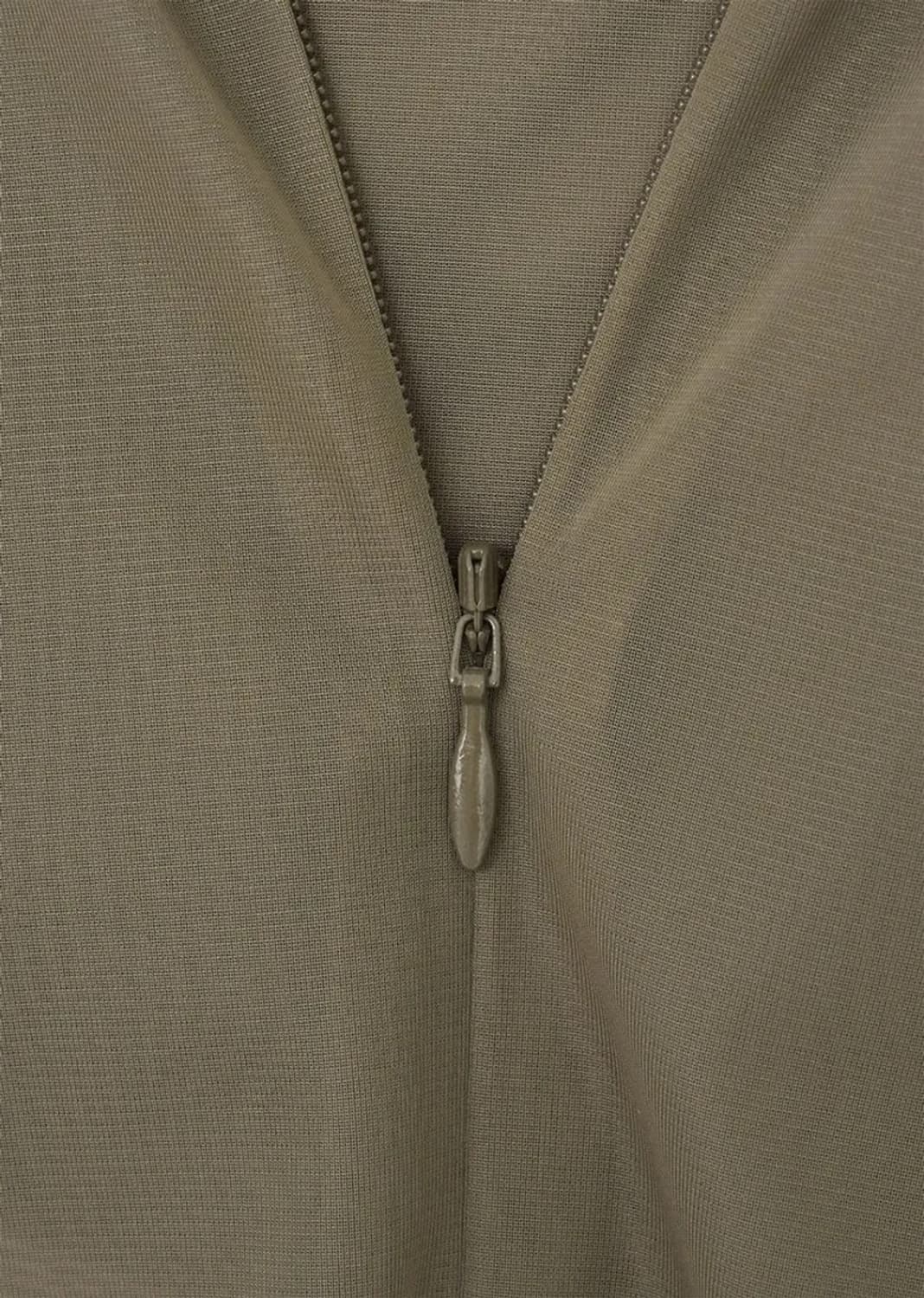 아모멘토 amomento sheer hooded zip-up Brown 상품이미지5