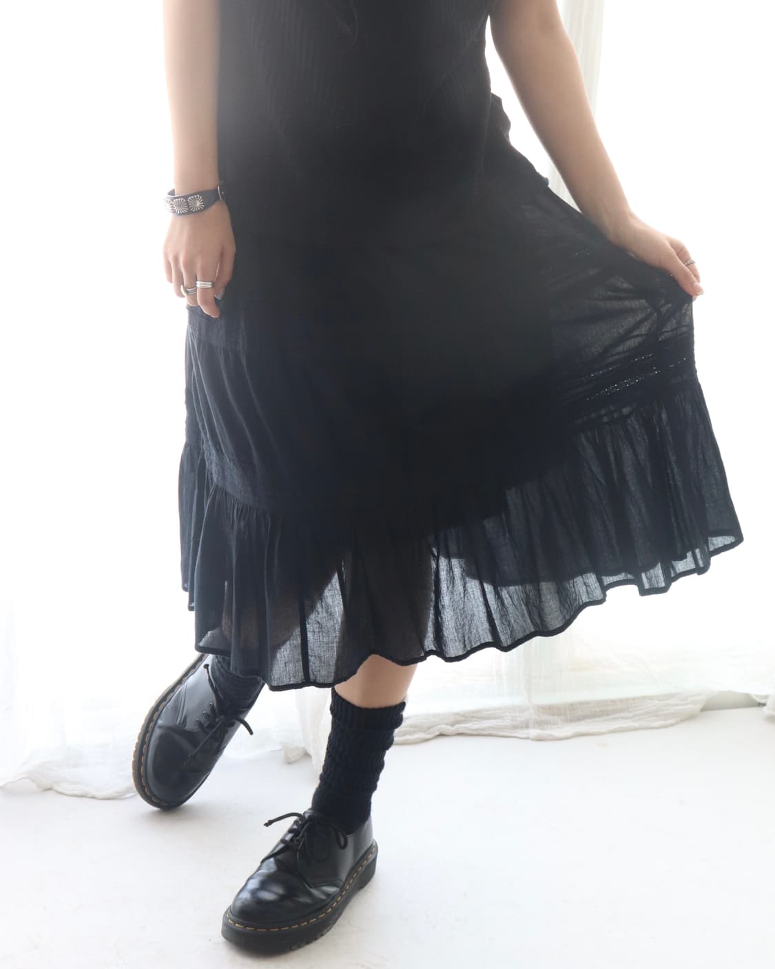 [Hysteric Glamour] Black Lace Skirt 상품이미지5