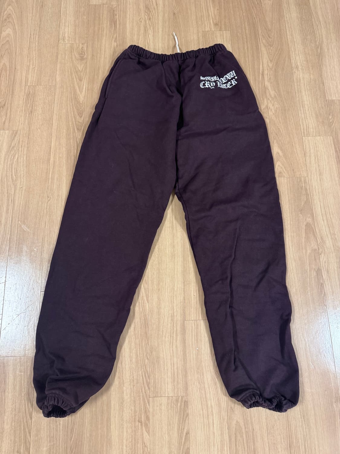 도넛리벤지 스웻팬츠 와인 3사이즈 상품이미지1