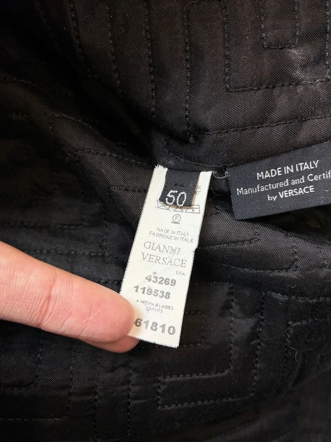 베르사체 하운드투스 체크 빈티지드 블레이저 자켓 PN5966 상품이미지9