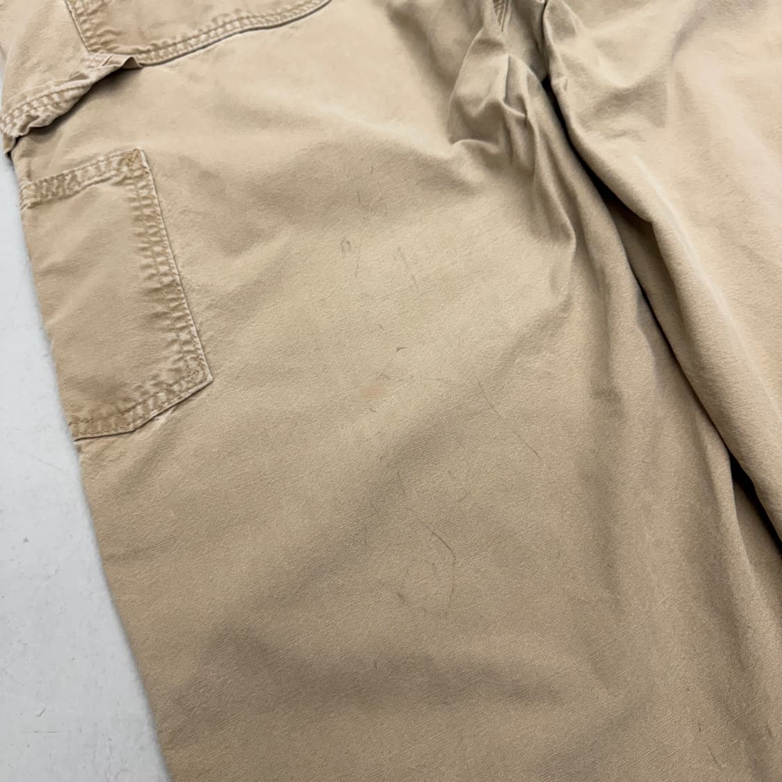 칼하트 OG 가죽패치 카펜터 페이딩 와이드 워크팬츠 상품이미지9