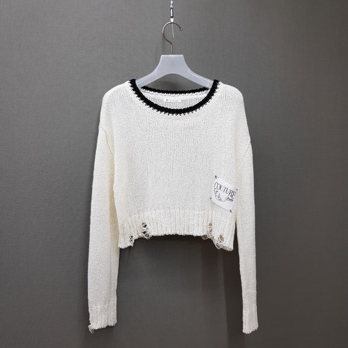 잇미샤 2022 크롭 니트 55사이즈 상품이미지1