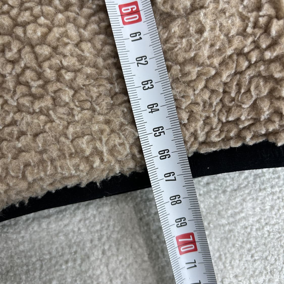 내셔널지오그래픽 뽀글이 후드집업 베이지 m 상품이미지6