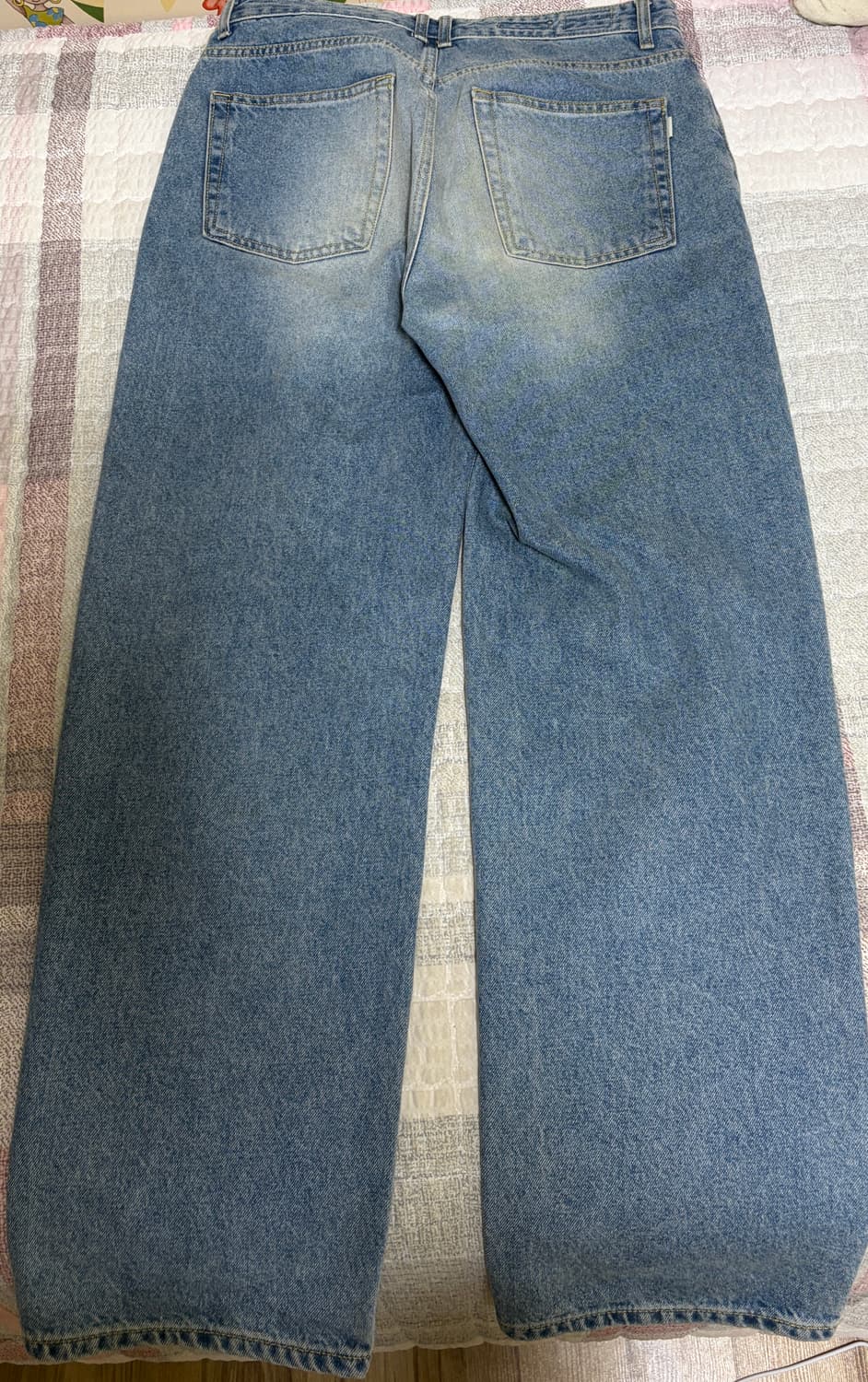 인더로우 5pk 와이드 테이퍼드 데님팬츠 빈티지블루 1 상품이미지2