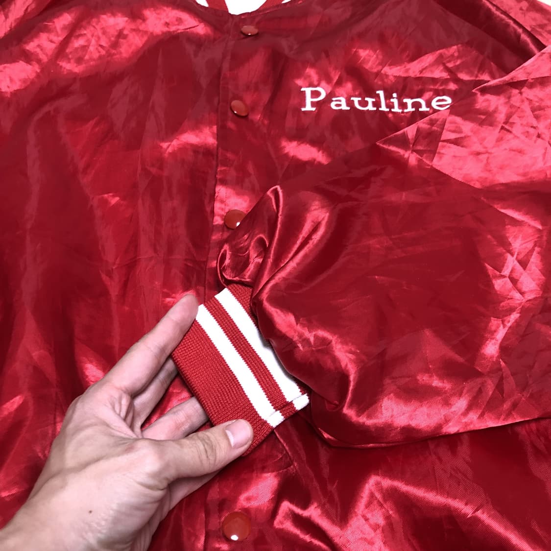 (XL) 90's U.S.A HARTWELL 하트웰 바시티자켓 스타디움 상품이미지5