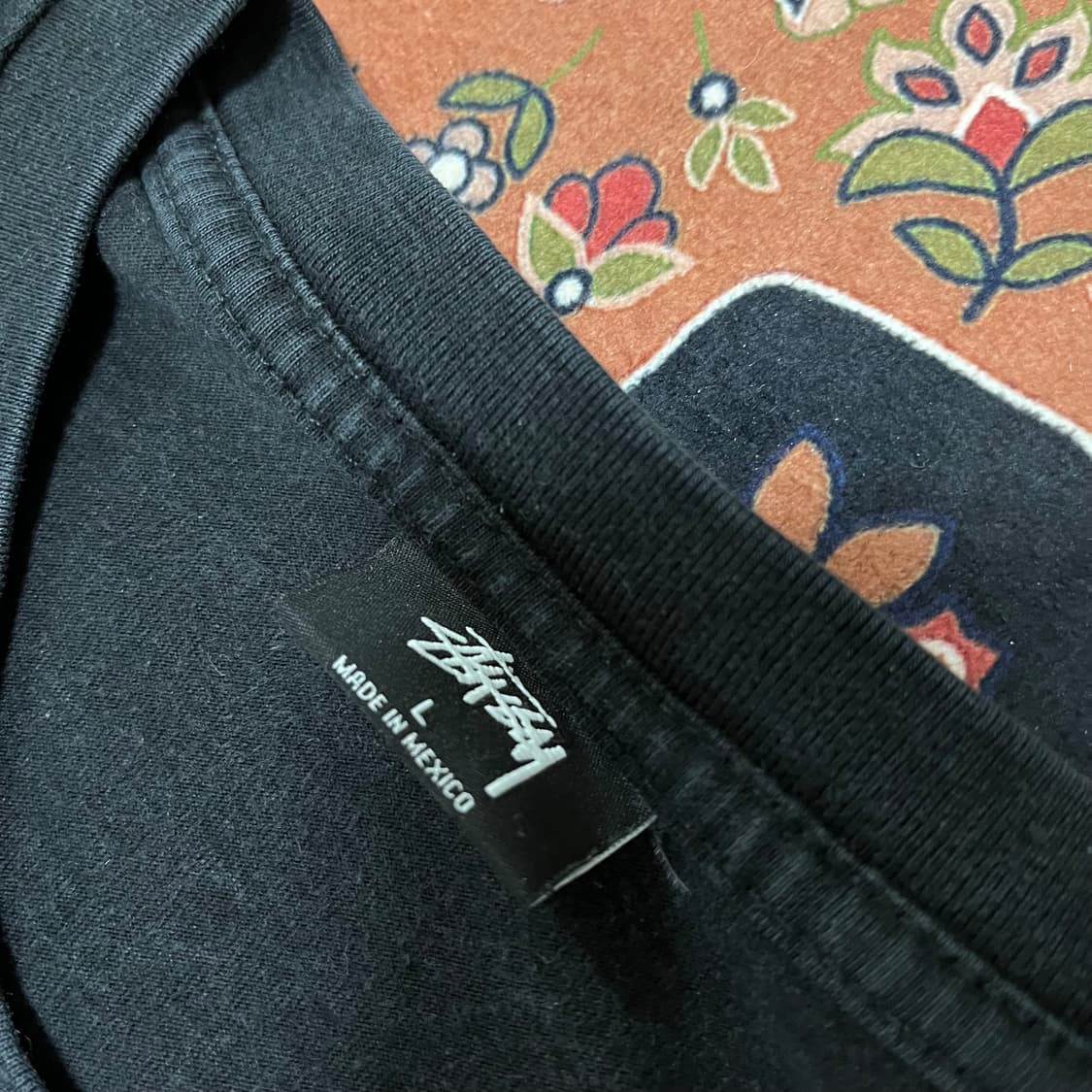 스투시 카네이션 빅로고 반팔티 L/100 상품이미지8