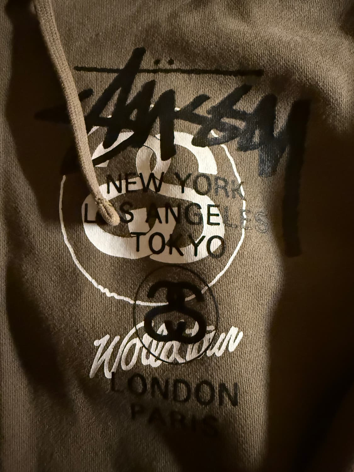 스투시 빈티지 2003 카모 후드집업 상품이미지3