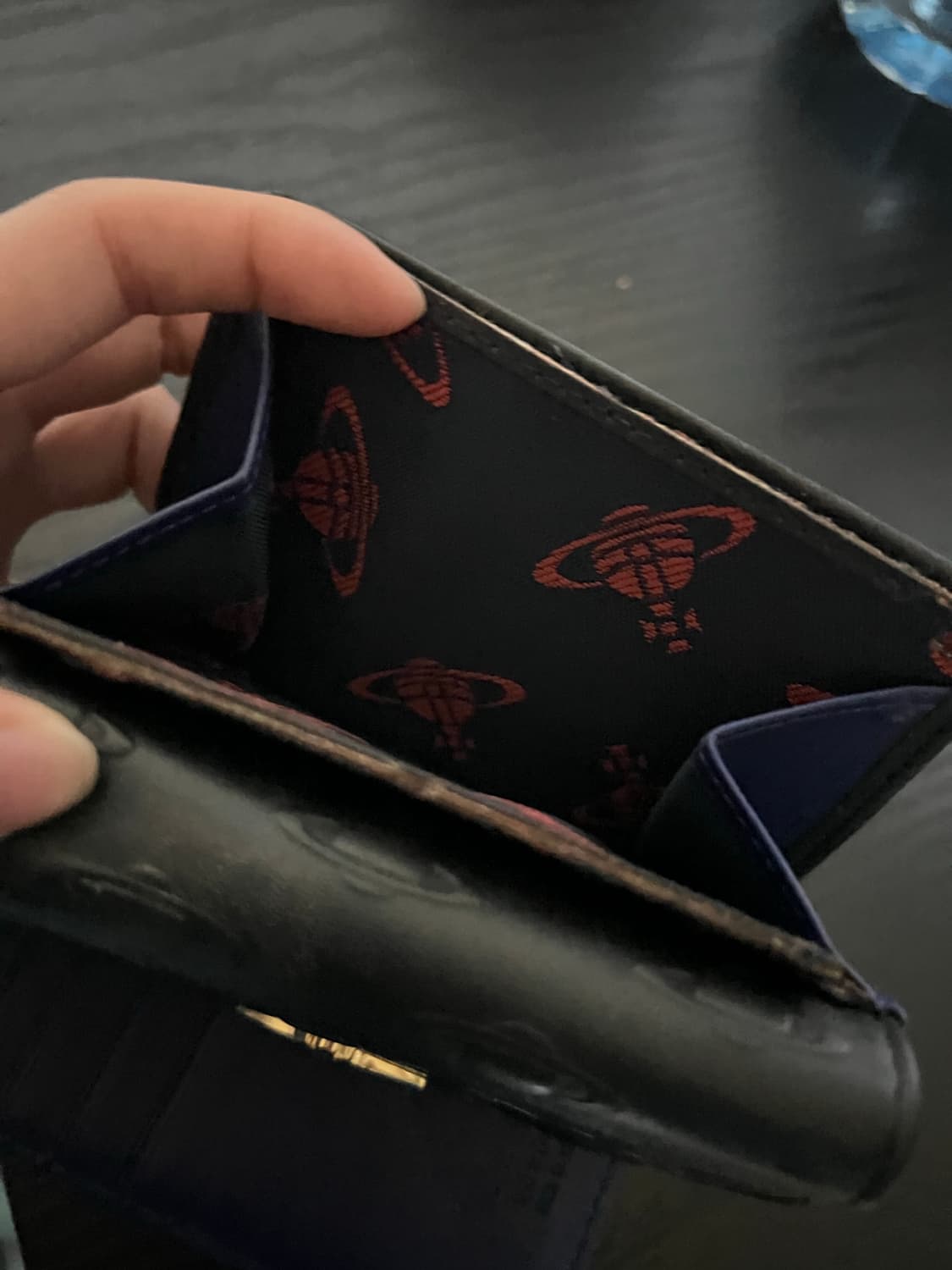 비비안웨스트우드 반지갑 블랙 상품이미지8