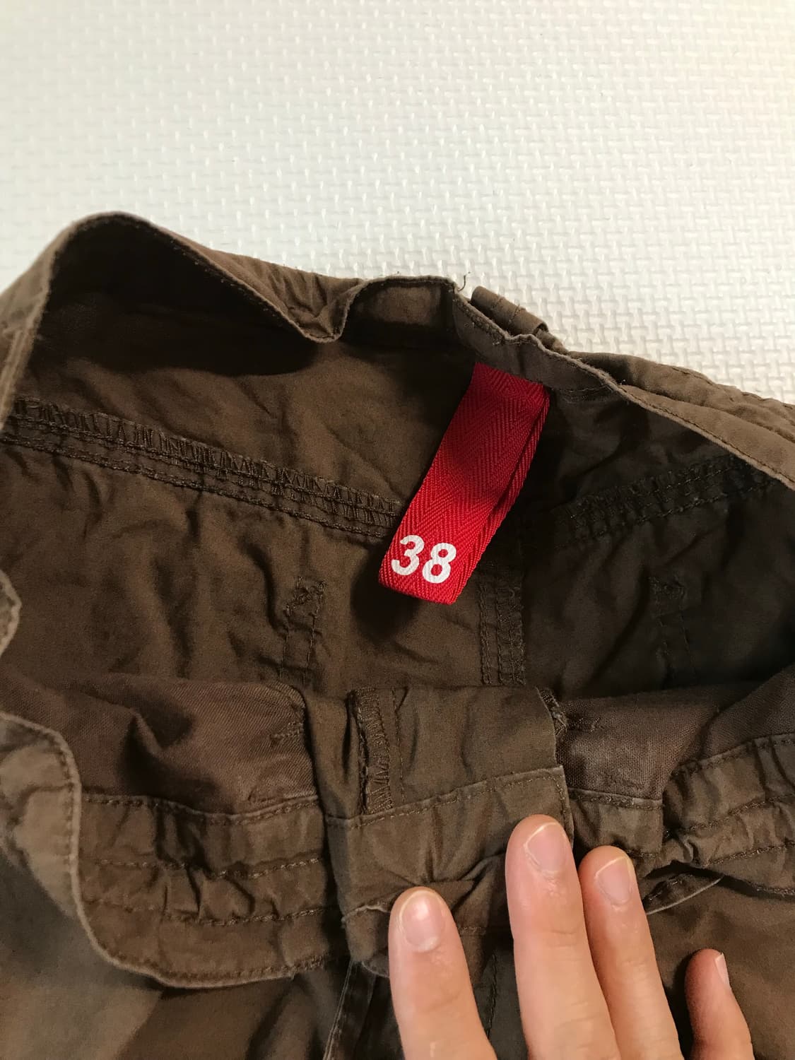 H&M 빈티지 스트링 코튼 7부PT 상품이미지5