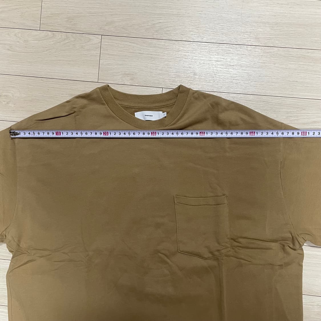 그라프페이퍼 L/S 포켓 스웻 티(베이지/F사이즈) 상품이미지7