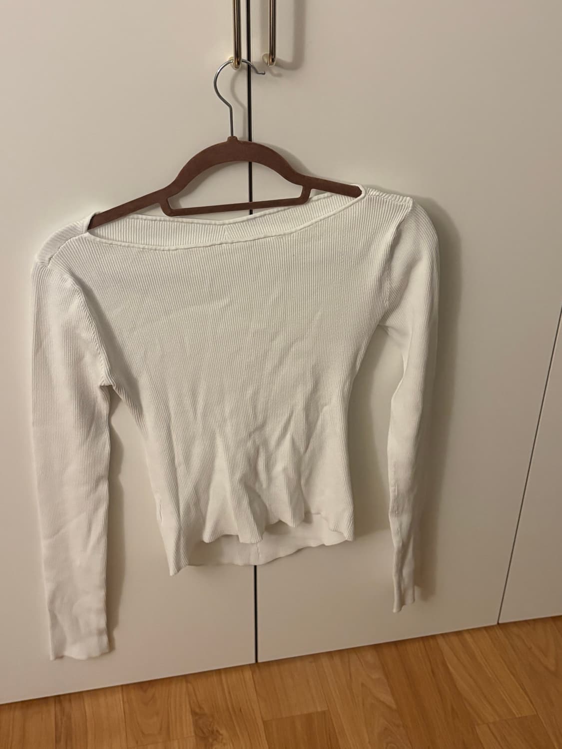 Low classic white knit 상품이미지5