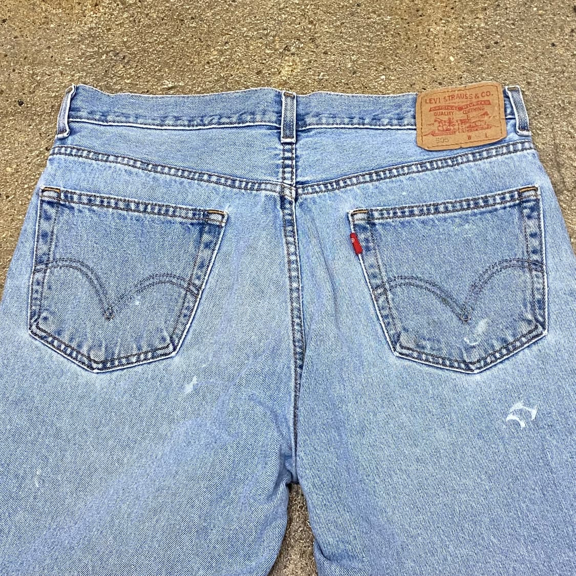 미국 빈티지 리바이스 505 페인트 포인트 연청바지 34size 상품이미지7