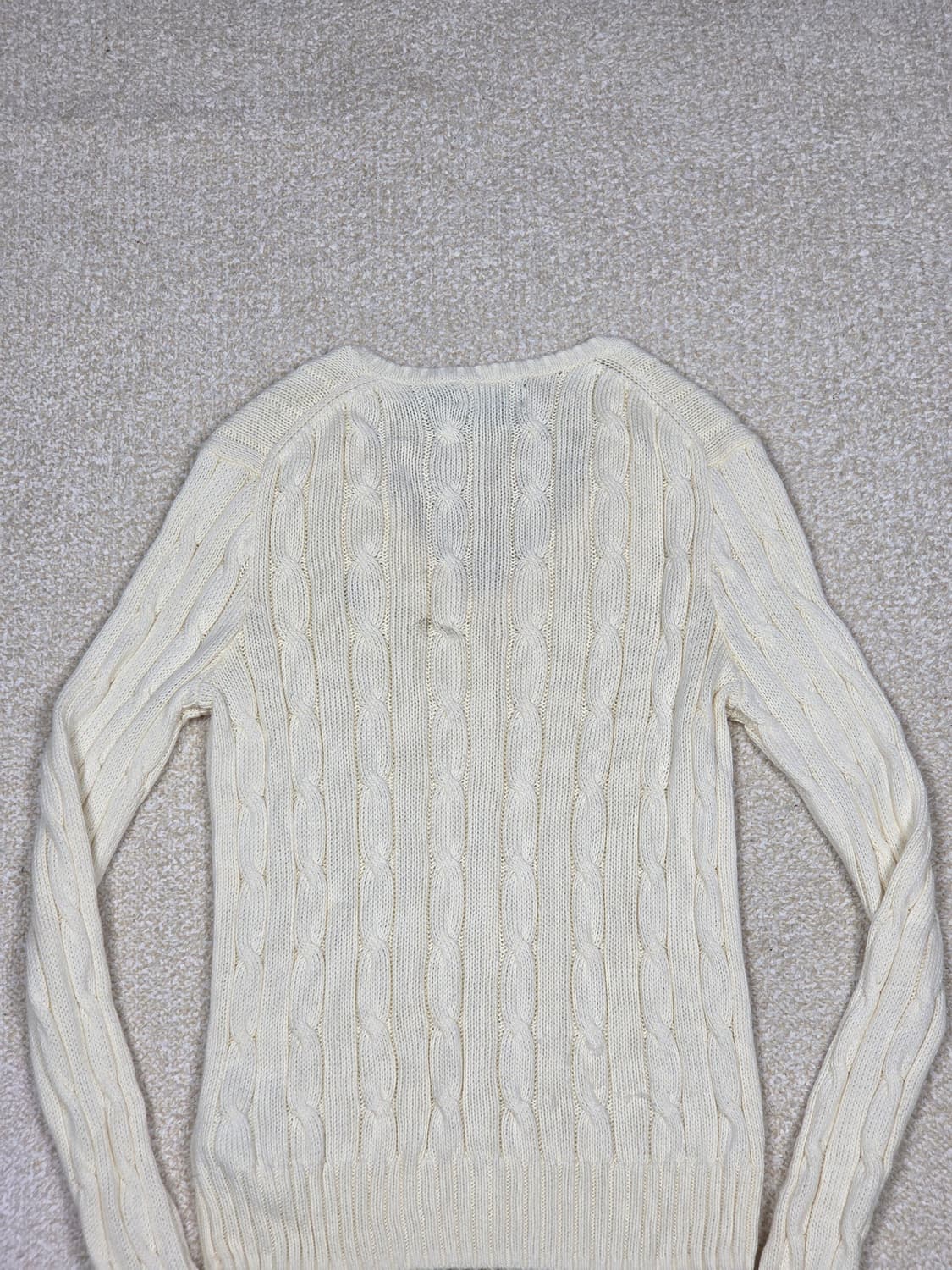 [폴로 랄프로렌] 피마 코튼 브이넥 케이블 니트 | 00262 상품이미지6