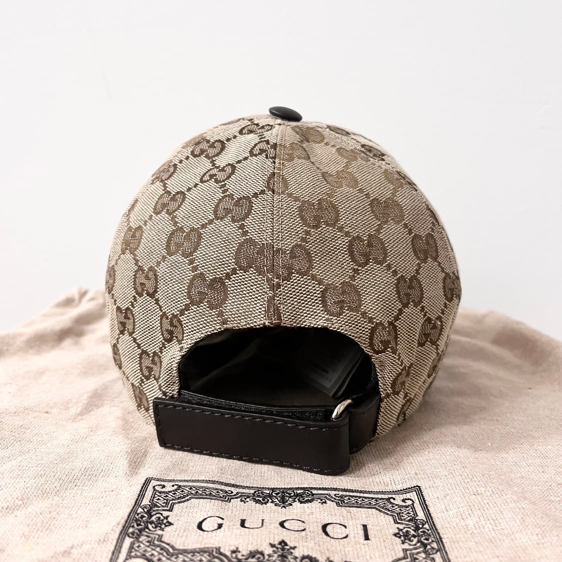 [미사용/정품] 구찌 웹 GG 볼캡 모자 상품이미지6
