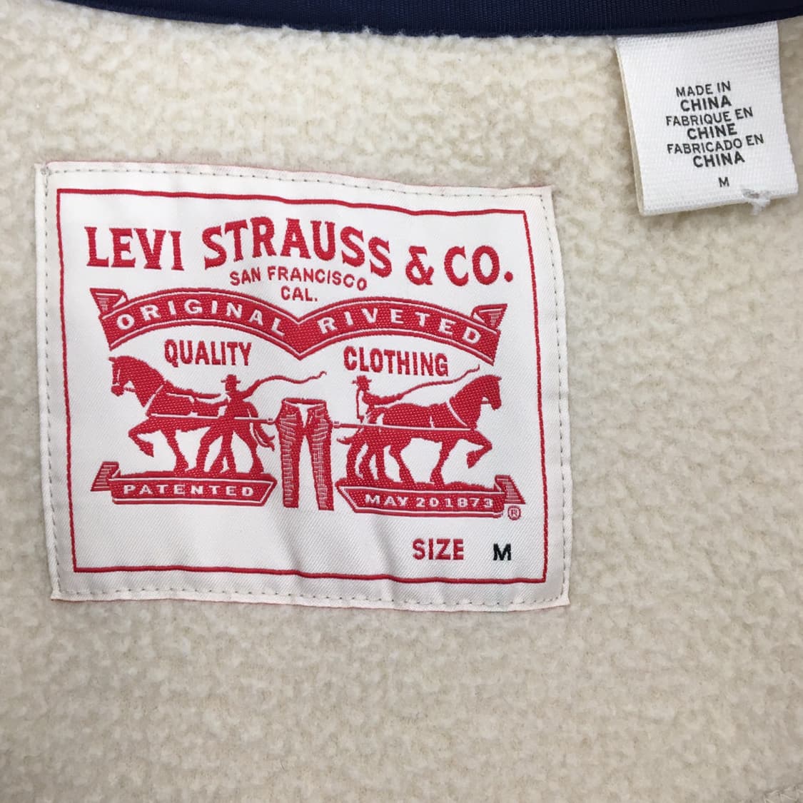 리바이스 포켓 보아플리스자켓 M  상품이미지5