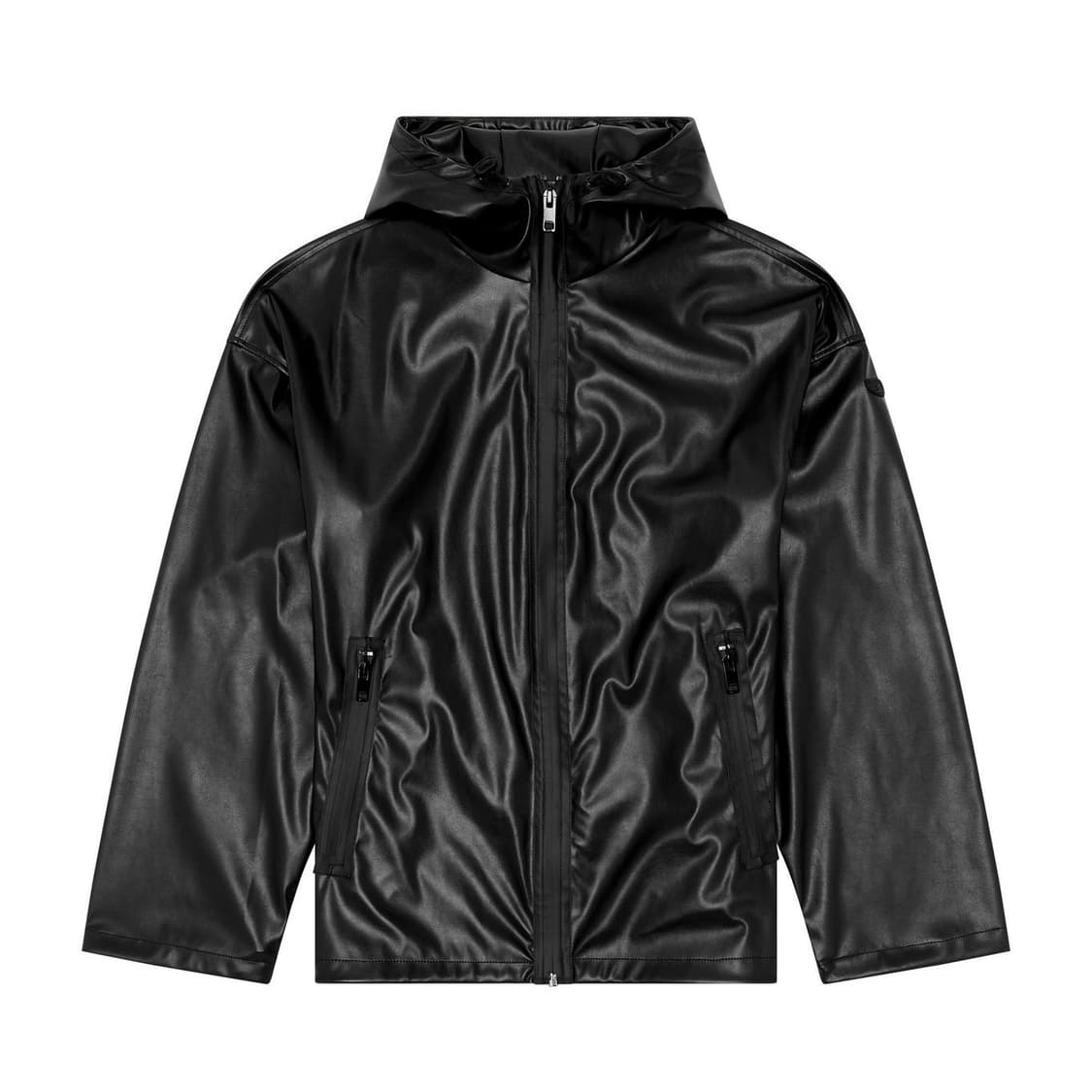 디젤 J믹 후드 윈드브레이커 가죽 점퍼  상품이미지1
