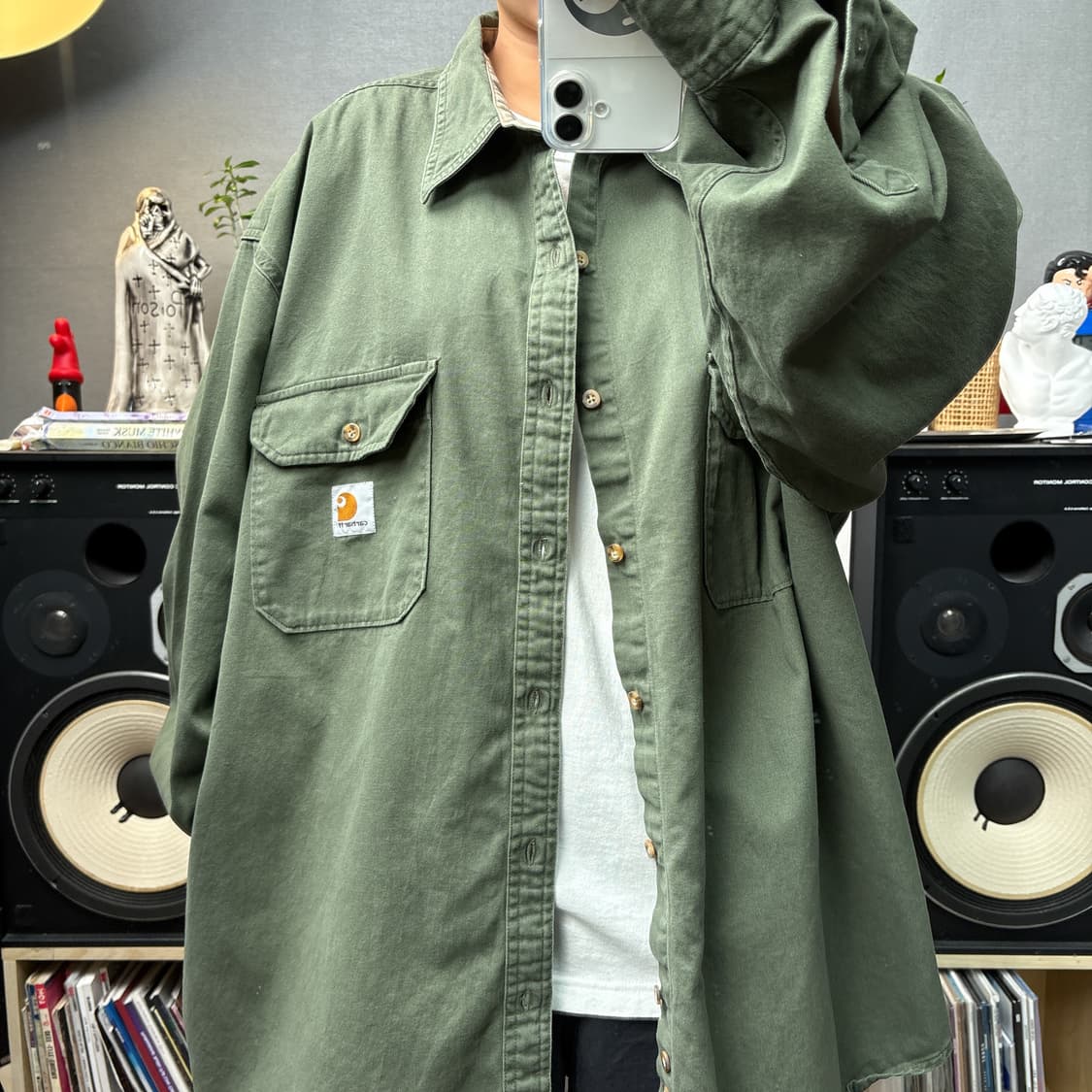 칼하트 카키셔츠 상품이미지1