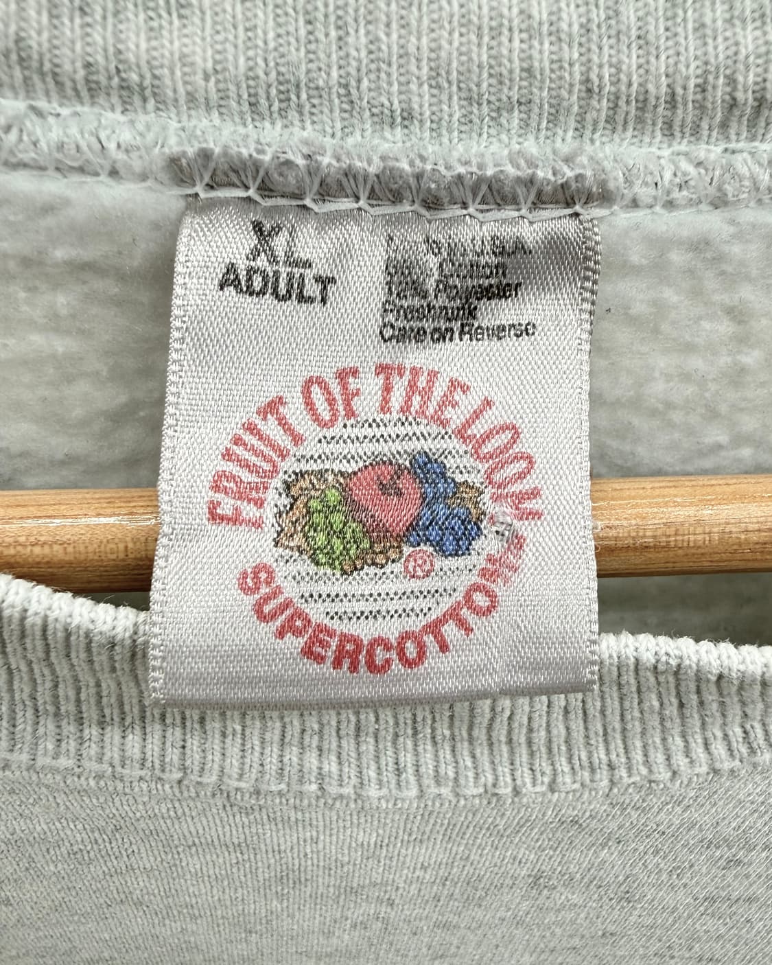 Fruit of the Loom 00s 성조기 그래픽 스웻셔츠 상품이미지3