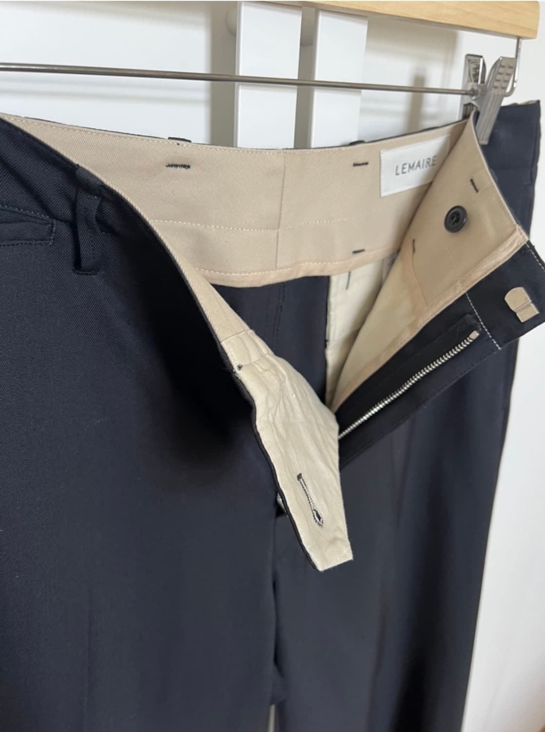 르메르 20SS 와이드 레그 팬츠 캐비어 48 상품이미지5