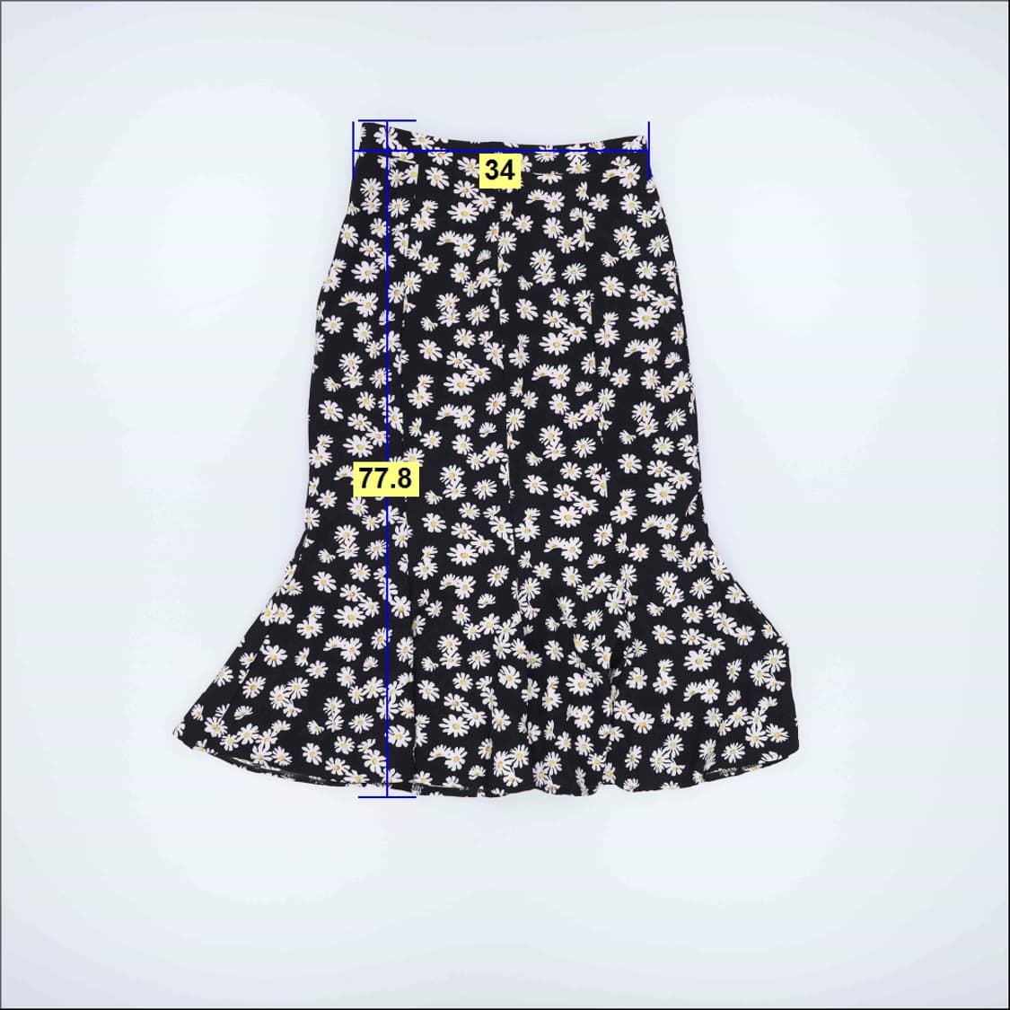 실측확인 QIQI 빈티지 패턴스커트 0427H1 상품이미지6