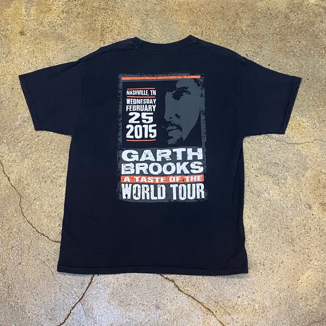 미국 빈티지 가스 브룩스 투어 굿즈티 락티셔츠 반팔티 상품이미지5