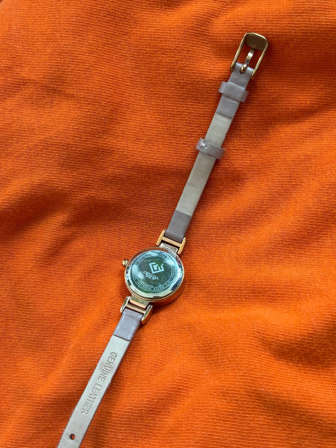 vintage crystal shop leather watch  상품이미지5