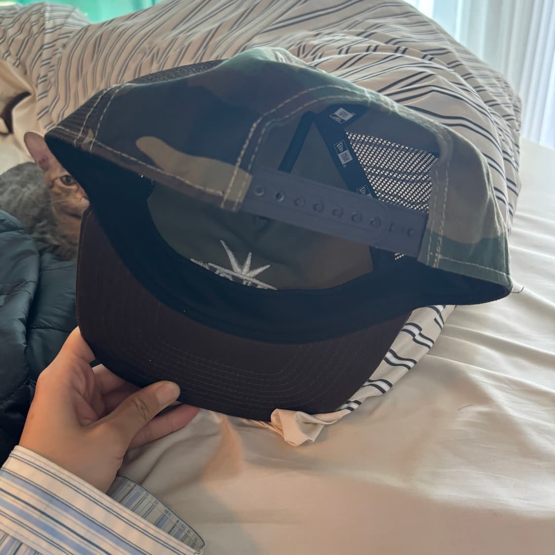 뉴에라 x 썬러브 카모 캡모자 상품이미지2