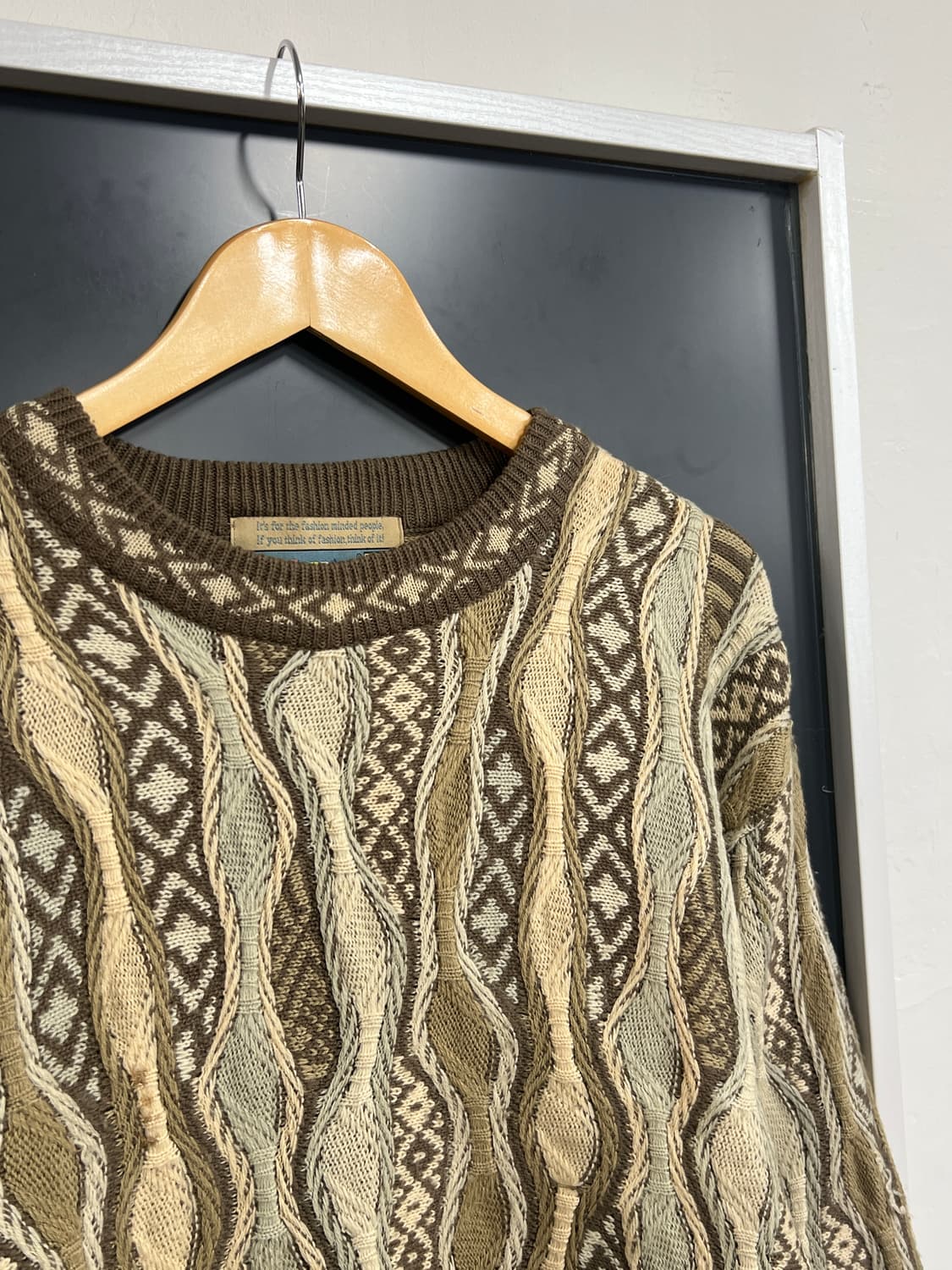 Old Country Vintage 빈티지 케이블 꽈배기 니트 상품이미지2