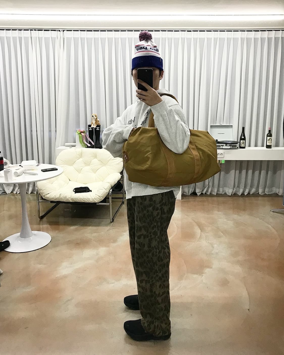 꾸레쥬 더블 로고 보스턴백 가방 상품이미지9