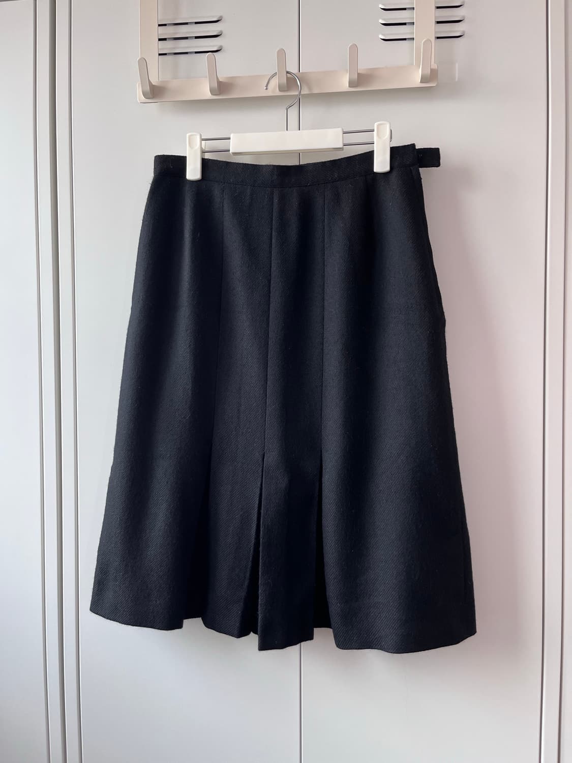 빈티지 핀턱 주름 플리츠 미디 스커트 상품이미지5
