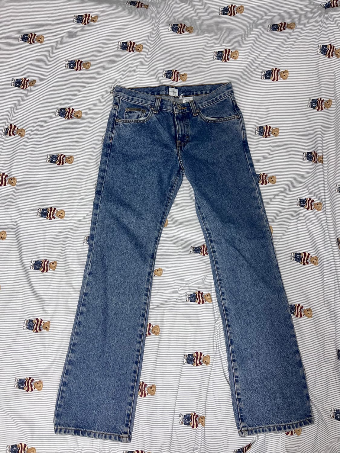 캘빈클라인 ck 데님 26인치 세미부츠컷 플레어 flare boots 상품이미지2