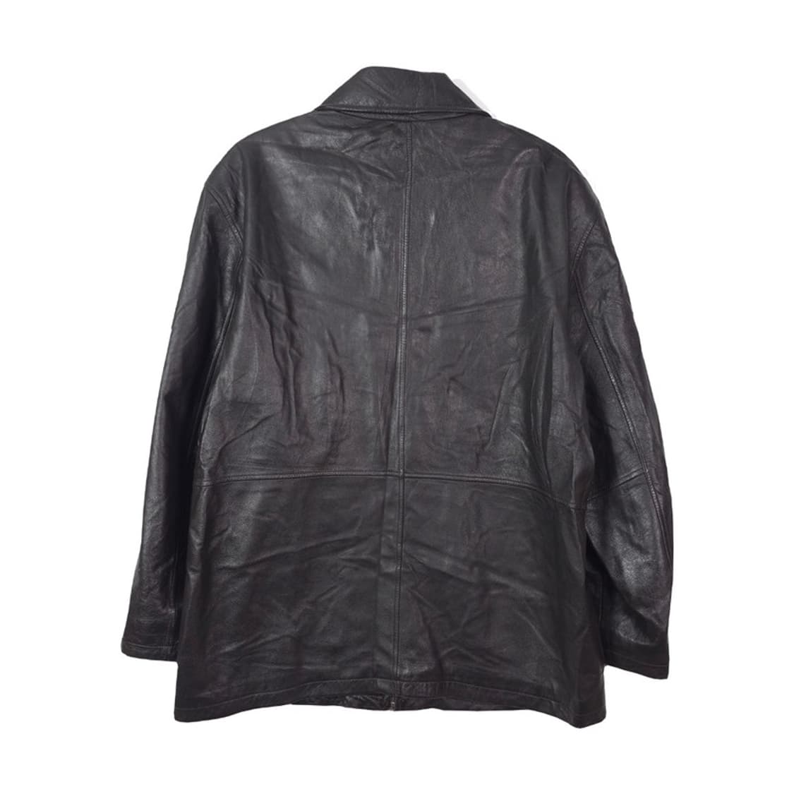 KHAKI 리얼 램스킨 양가죽 싱글 레더 자켓 XL 상품이미지2