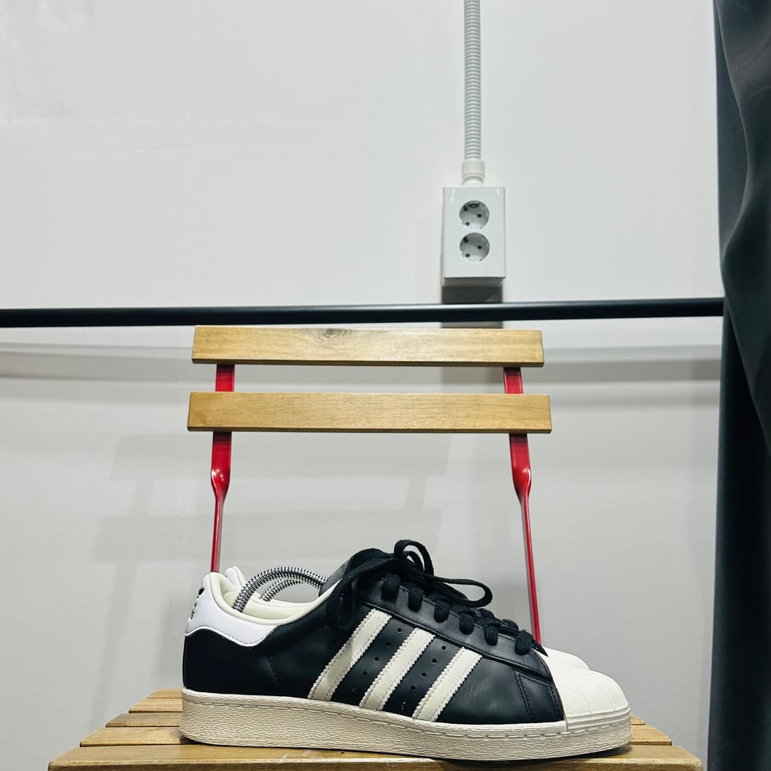 275) 아디다스 운동화 남성 남자 신발 슈퍼스타 82 코어 블랙 상품이미지1