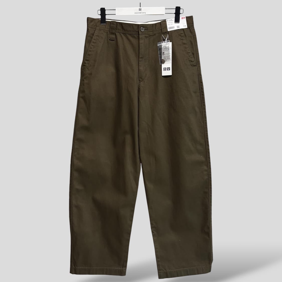 (82)유니클로U 와이드핏 치노팬츠 상품이미지1