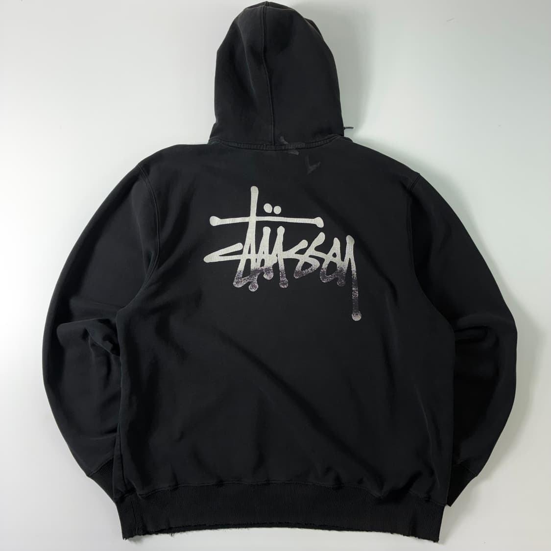 Stussy  스투시 스탁로고 블랙 후드티  상품이미지2