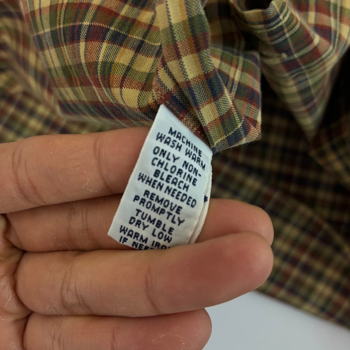 Polo 폴로 랄프로렌 베이지 체크 옥스포드 셔츠 상품이미지5