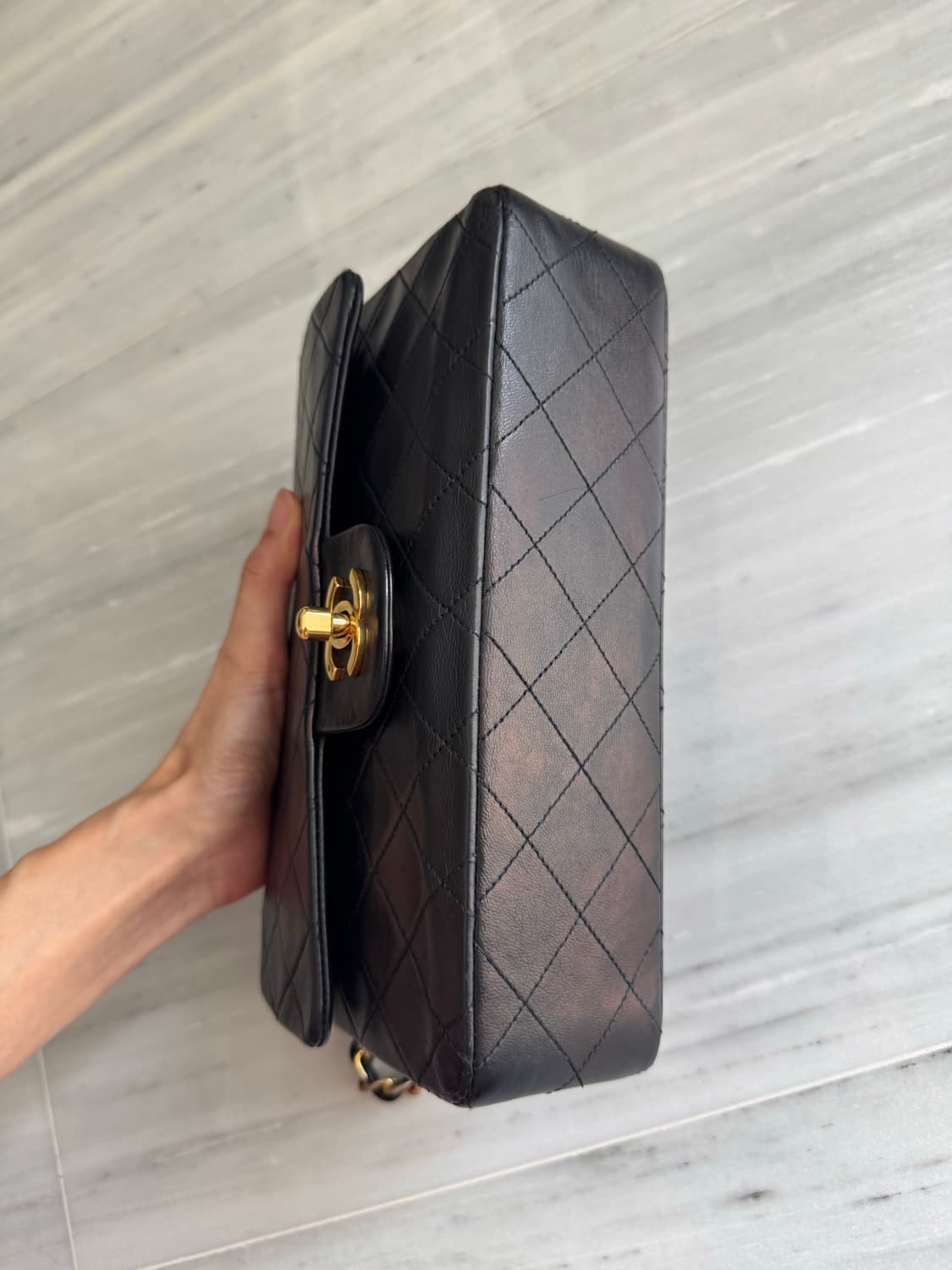 샤넬 클래식 플랩 스몰 빈티지 블랙 상품이미지8