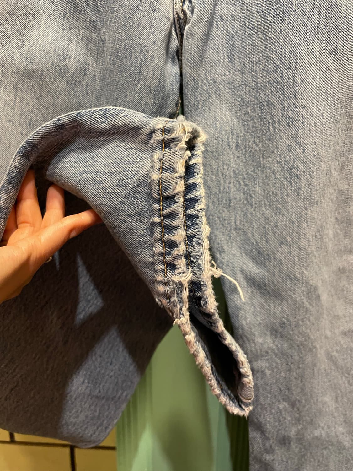 1990’s Levi’s 501 Button Fly Denim Pants 상품이미지4